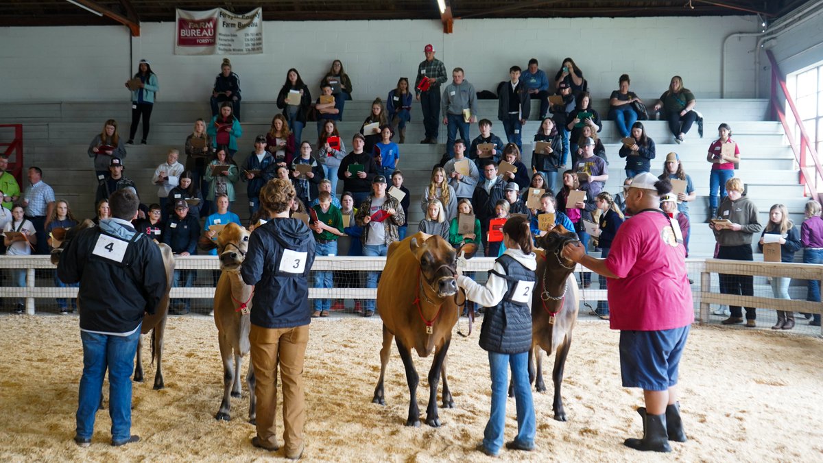 Today we welcome the NC 4H All Breeds Dairy Show and State FFA (Future Farmers of America) Livestock Evaluation Event!
