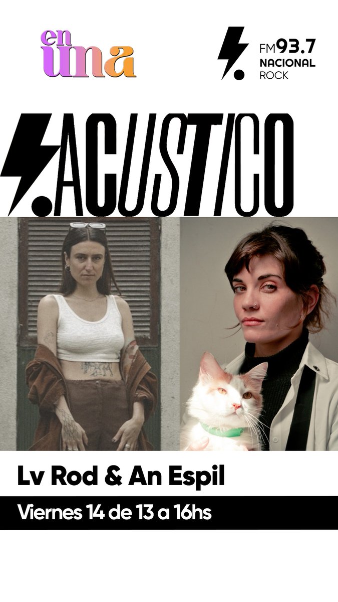 📢 Hoy <a href="/EnUna937/">EN UNA</a> tiene visitas deluxe 💎💎

Estarán en la previa al <a href="/DataFestival/">Data Festival</a> las increíbles <a href="/lvrod1/">LV ROD</a> de <a href="/lacrewrod1/">lacrewrod</a> y <a href="/AnEspil_/">AnespiL</a> 💙

¡No te lo pierdas!

Lo miras acá ▶️ youtube.com/watch?v=GsWDn0…