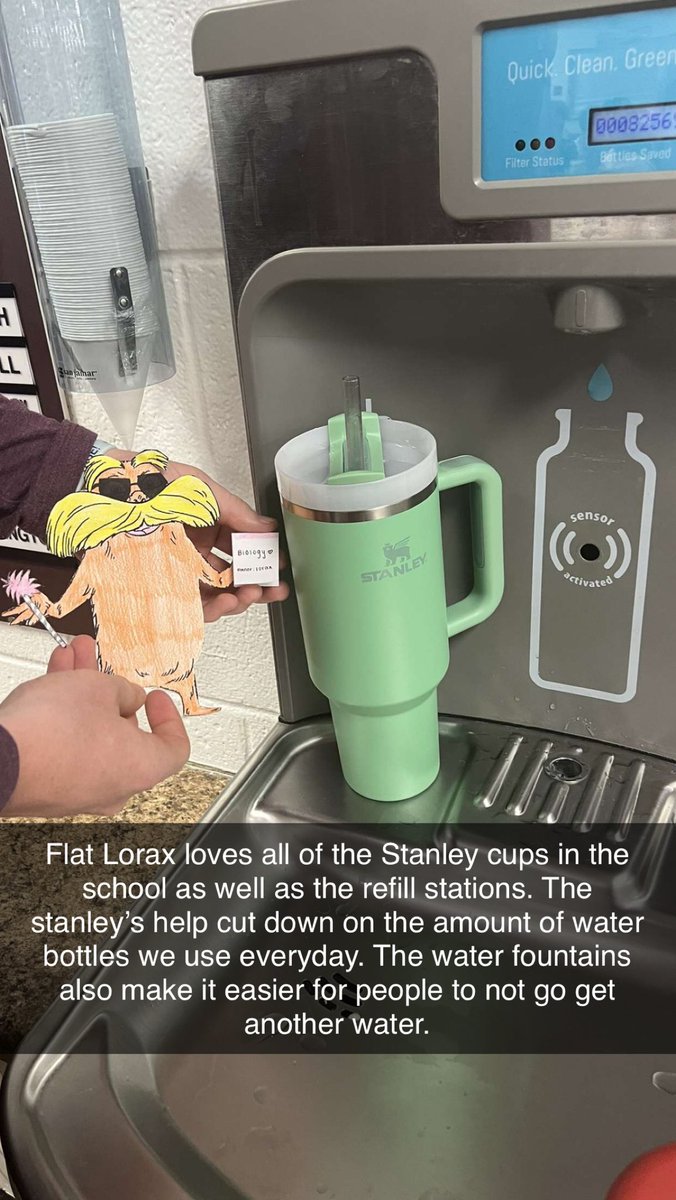 swright349's tweet photo. Flat Lorax #ScottBio #FLATLORAX #EarthDay2023 @BioTeachKS https://t.co/TWhVjrp2rJ