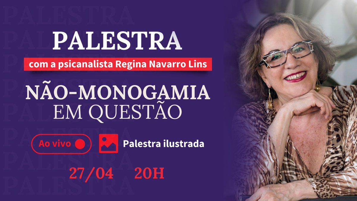 O futuro que se anuncia! No dia 27/04 vou dar uma palestra ao vivo e online, com projeção de imagens. Não perca! Tema: não-monogamia. Valor: R$90 Link: curt.link/biisZ3