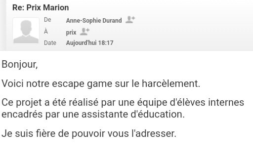 DurandAnneSoph7's tweet photo. Vacances mais... quand l'équipe est chouette l'investissement n'a pas de limites. 🙏 à Nina et on 🤞 @MTendue #escapegame #harcèlement #atelier #internat #internatdexcellence #ouverture #éducation #assistantdeducation #aed #prévention #lutte #engagement #fierté #équipe https://t.co/57p1Qzcq0C