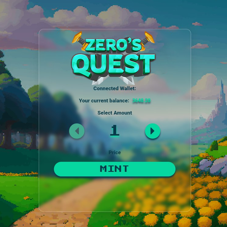 Hey Adventurer! 🧙‍♀️
Our NFTs will soon be available for purchase on our website! Our team is working hard to refine 100% original NFTs on one of the most promising blockchains out there!
 #NFT $AZERO