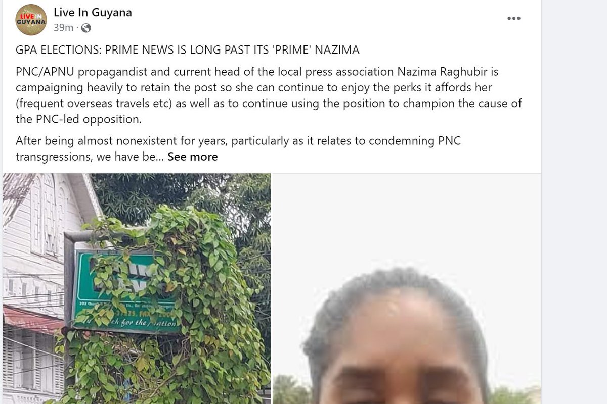 nazrag's tweet image. At this point, Ill just call them state-sponsored attacks on #Journalists in Guyana

Earlier this morning, Davina and now me....

#attacksonjournalists