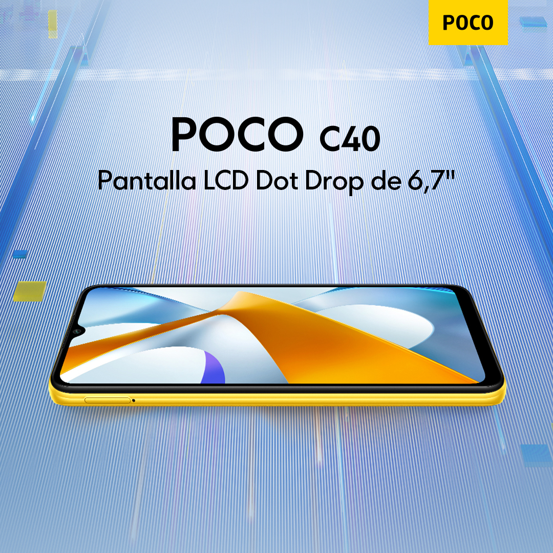 PocoMexico's tweet photo. Juega en grande tus juegos con la pantalla 🤳 de 6,71" con resolución HD+ de tu #POCOC40. 
#MásImagenMásDiversión https://t.co/vQRyGCfI9F