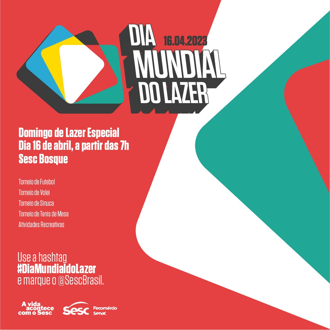 Dia Mundial do Lazer no Sesc