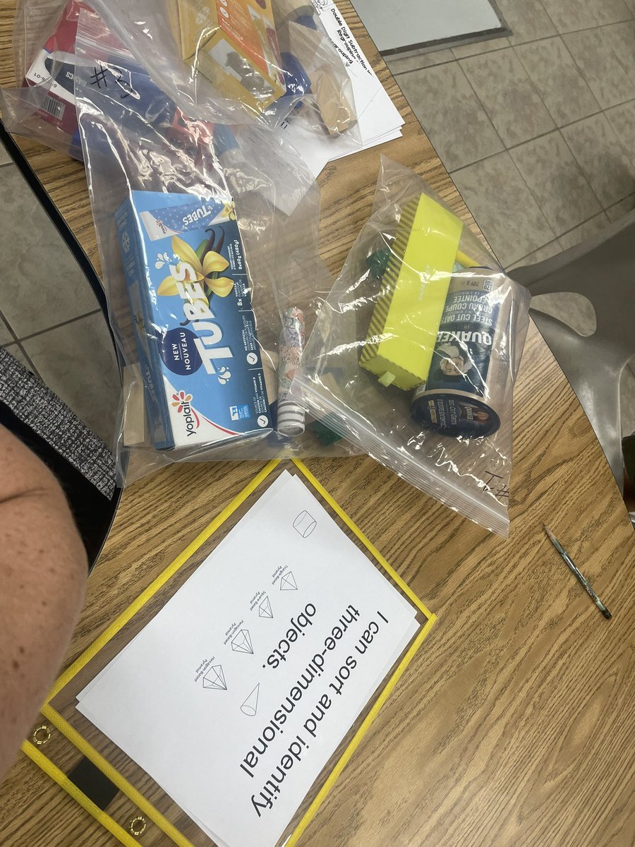 bhedderson's tweet photo. Some math fun to finish up our week!  Manipulatives can be real objects too! @LEADUWindsor https://t.co/l6tzHlV2u4