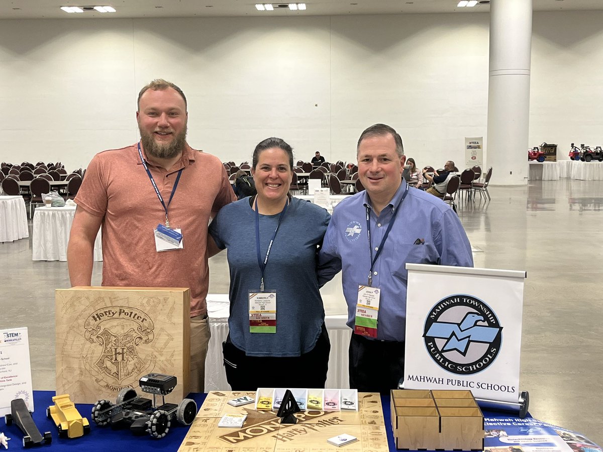 MahwahHS's tweet image. MHS—in the ITEEA STEM Showcase—an exhibition of best practices in the teaching of technology and engineering education. Focusing on best practices related to learning, career pathway guidance, design thinking, and innovative project creation. #MahwahConnects #ITEEA2023