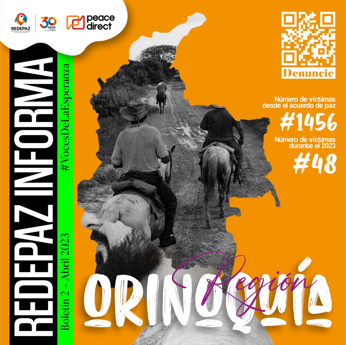 Redepaz_Oficial's tweet photo. #REDEPAZINFORMA #2 || Ofreceremos datos recientes sobre las personas afectadas por el conflicto armado en #Colombia.
#REDEPAZ, sigue comprometida en promover un diálogo constructivo y buscar soluciones pacíficas a los conflictos que afectan las regiones.
¡Gracias por leernos! https://t.co/52jwVZWOLo
