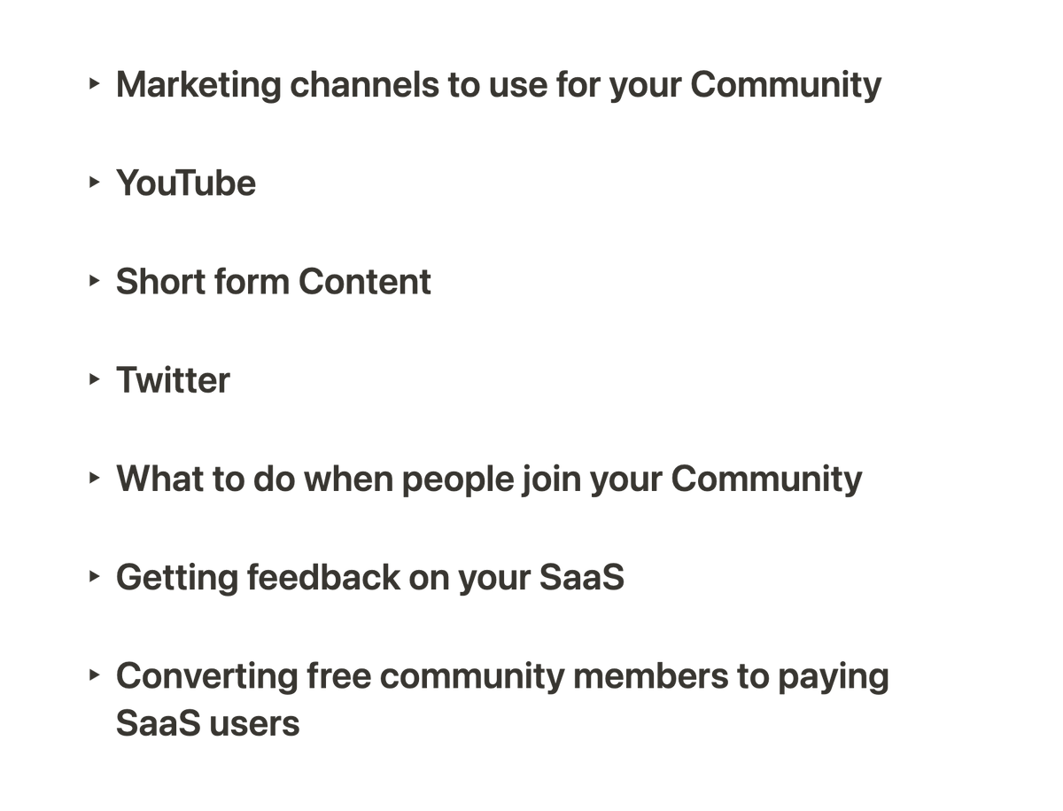 Communities are the easiest way to grow your SaaS

I wrote a full guide on how to grow your SaaS to $100k MRR using a community 

Like, Retweet + Comment 'saas' and I'll DM it to you for FREE

(must be following me or I can't DM you)