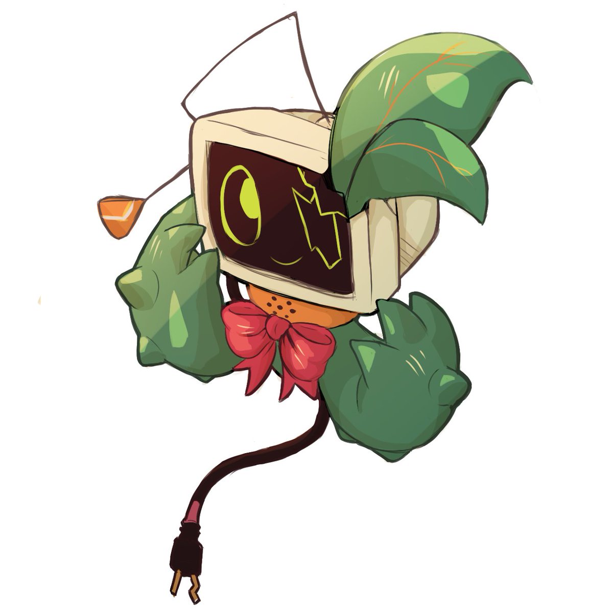 Pooompkin's tweet photo. A friend showed me @kokemushi_R's really cute character, Sour, and I decided to draw them:D https://t.co/mBg8sDOU6X