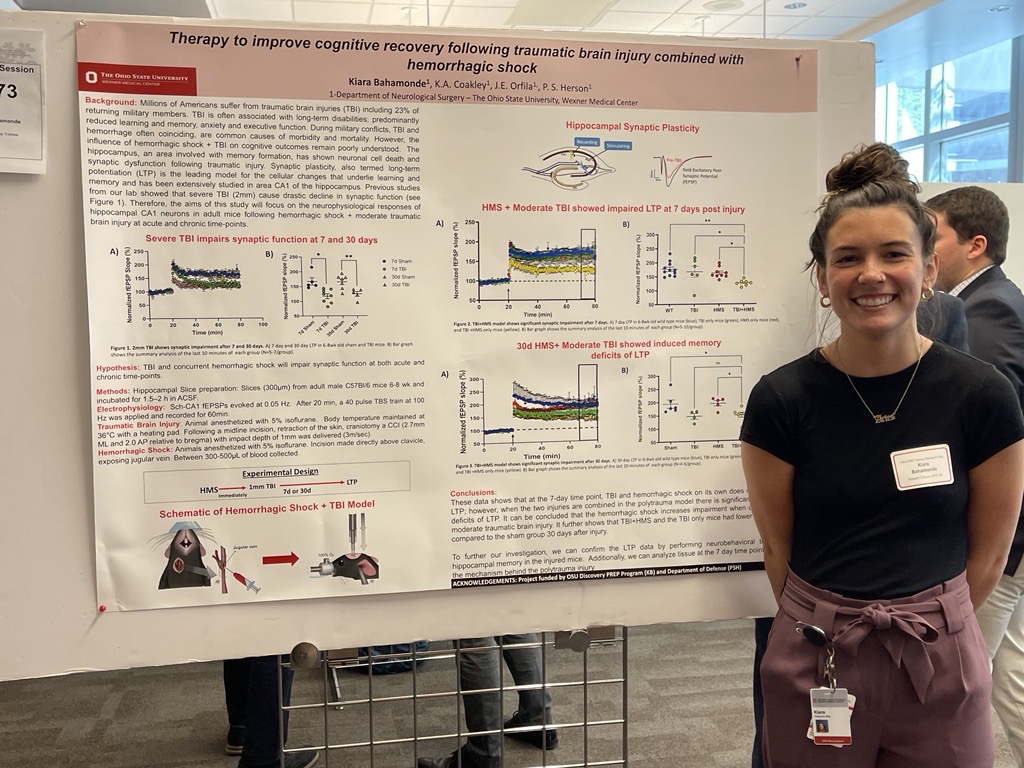 OSUNeuroscience's tweet photo. Super proud of our #OSUDiscoveryPREP scholars who did a wonderful job presenting their work at yesterday's @OhioStateMed Trainee Research Day! Job well done. 👏👏👏 https://t.co/Ci7091u2he