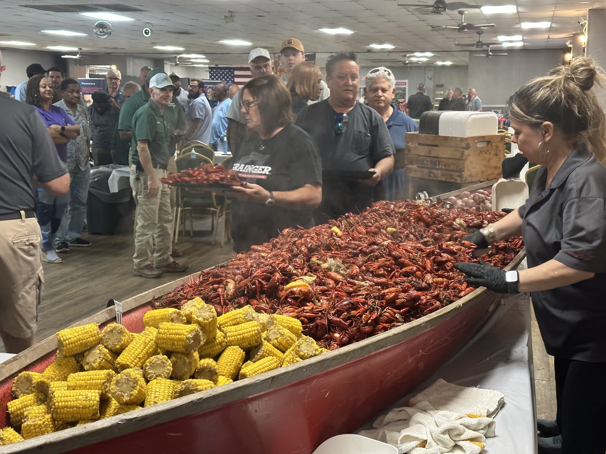GoVeseris's tweet photo. “Let the good times boil at New Orleans ProCenter Customer Appreciation Day! Positive impact you can see is what makes us the #preferredchoice”. https://t.co/dSvY3lbk7c