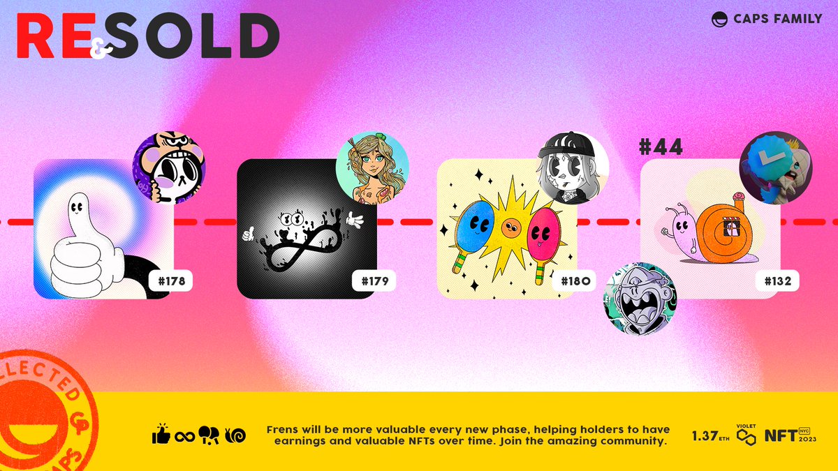 We have some SOLDS &amp; RESOLDS 🤩🤩

Thank you so much we got a Sold Out in minutes 🥳

<a href="/jtmcatpapa/">🍀JTMcat ฅಠдಠฅ</a> got Ok Fren 👍
<a href="/msangexo_/">❥ 𝗔𝗻𝗴𝗲</a> got Infinite Fren ♾
<a href="/walkingicecr3am/">Walking Ice Cream</a> got Ping &amp; Pong Fren 🏓

And amazing deal with <a href="/CreamWNFT/">Creamw.eth 🎨</a> getting a Snail Fren from <a href="/SoapFrens/">Soap Frens</a> ❤️

Thanks 🤩 #NFT