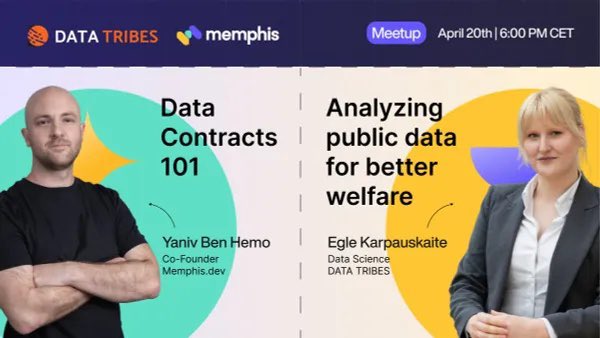 Ritter_Alex's tweet image. 💡 Hey Innovators! Get ready to fuel your #DataDriven journey at our #DataThursday Meetup on April 20th at B. Amsterdam! 💥 Don't miss the insights from Egle Karpauskaite &amp;amp; Yaniv Ben Hemo! Save your spot here 👉meetu.ps/e/LQ1Ps/zqZrm/i #meetup #data
