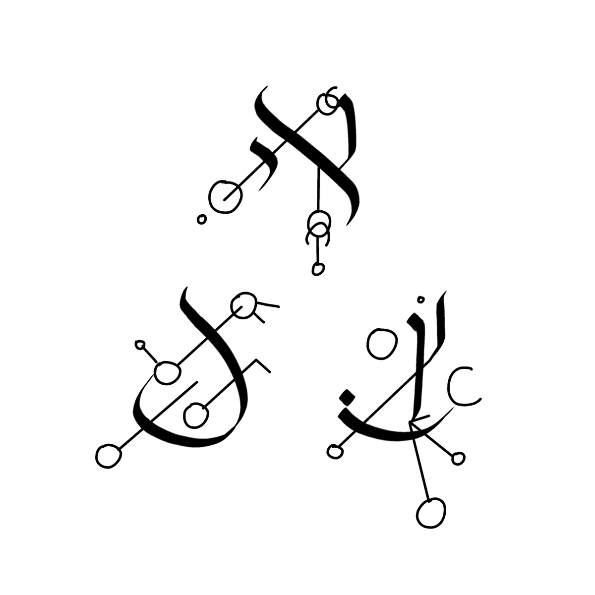 A concept sketch for a layering script! I'm a big fan, I think it could turn into something very space-fantasy-esque