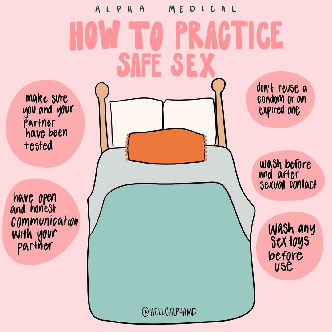 PPMASS's tweet image. #STIAwarenessWeek reminders! 💫 

Credit to @helloalphamd on IG