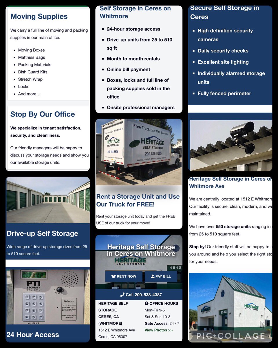 Happy Friday y’all ! Here are some things we offer when you come and rent a unit with us! The weather is getting warmer and we have plenty of units open so stop by and rent a unit with us. We are still open 7 days a week Monday-Friday 9am-5pm Saturday-Sunday 10am-3pm 😁