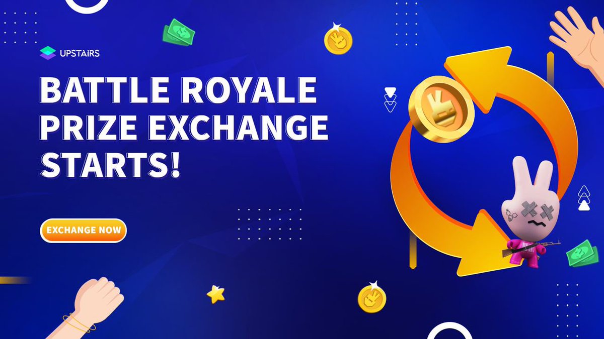 UpstairsNFTPH's tweet photo. 《Battle Royale》Prize Exchange Magsisimula na! 🎁

🔁Oras ng Pagpapalitan ng mga Puntos: Tuwing Sabado 00:00:00 - Lunes 00:00:00 (UTC+8)

Basahin ang buong Panuntunan ng Laro dito: https://t.co/eYFo5Nb1aC https://t.co/ssTJxznHCL