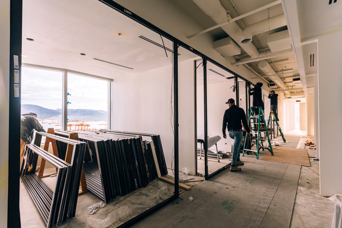 Stranddev's tweet photo. Over the past year, we have been quietly working behind the scenes on a project that is very important to our team - the brand-new Strand office. 

Located in the 320 Granville building, this space will become a creative hub for the Strand team.

#stranddev #bcbusiness https://t.co/ONOo1o9IdM