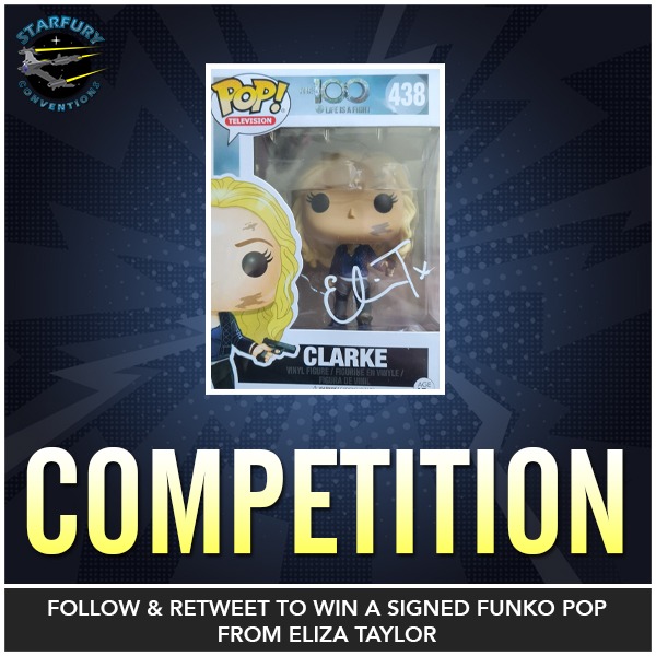 starfuryevents's tweet image. Exciting #competition for all fans of #the100!

We are giving away a @OriginalFunko of Clark Griffin from The 100 signed by Eliza Taylor!

For a chance to win, simply follow this account and retweet this post!

Winner will be chosen on Sunday!