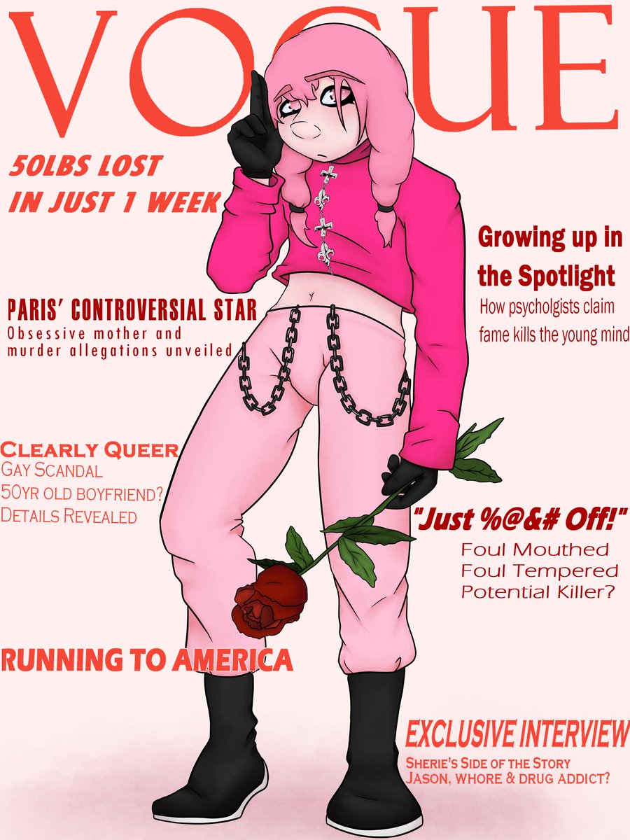 A fun way to incorporate lore into character art
☆
○
☆
○
#femboy #magazine #art #digitalart #FireAlpaca #pink #femboyfashion