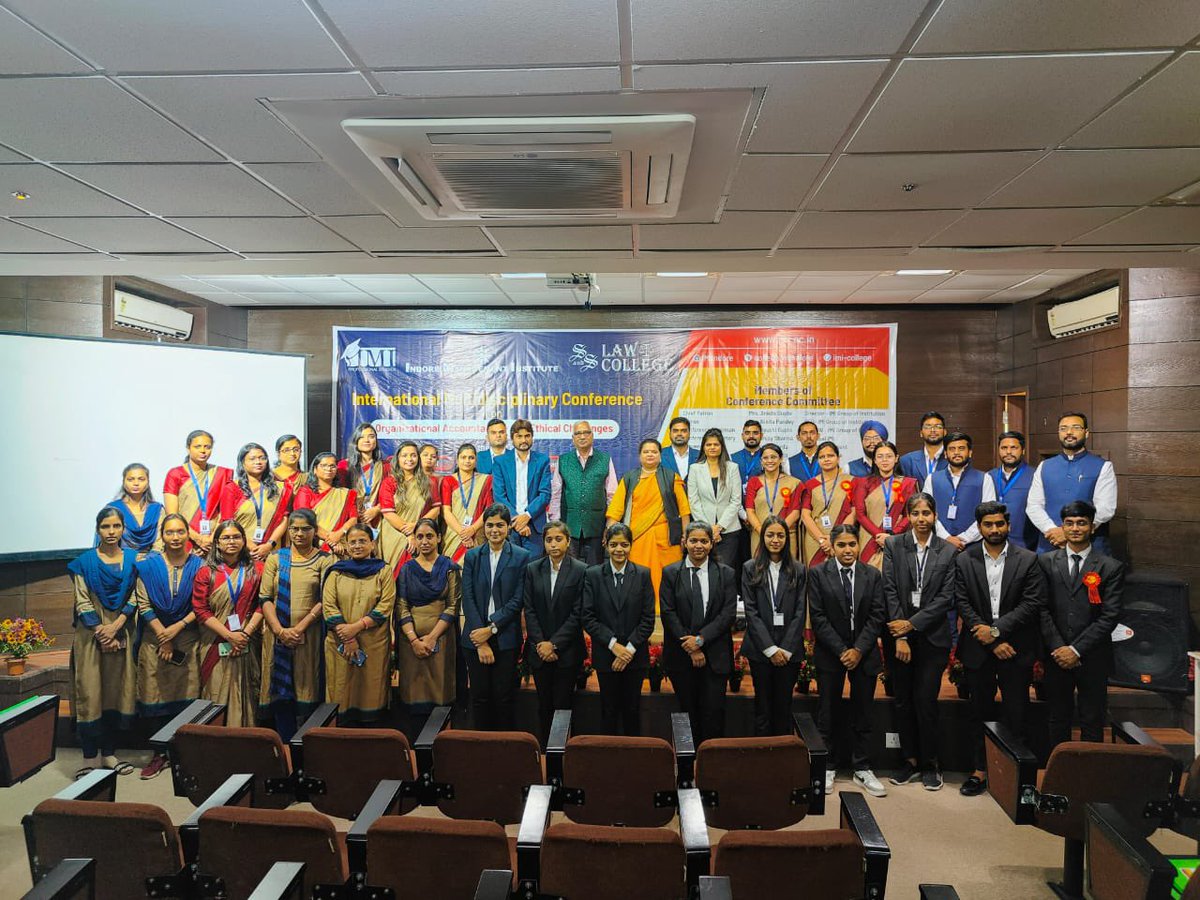 imi_college's tweet photo. #IMI’s 3rd International Multidisciplinary Conference held today with international speakers from Dubai, Croatia, SaudiArab, Philippines and different states Madhya Pradesh, ODISHA, Chhattisgarh, West Bengal, Kerela . Conference received appreciation from faculties and students✨ https://t.co/3Hqg3x0IUu