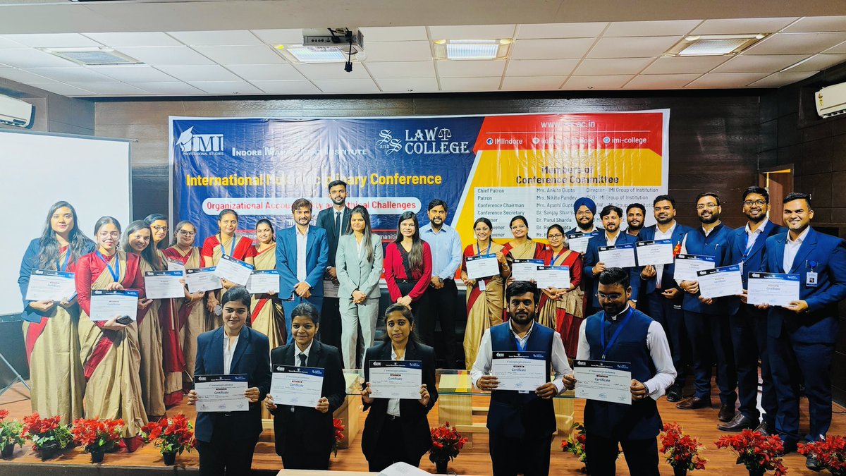imi_college's tweet photo. #IMI’s 3rd International Multidisciplinary Conference held today with international speakers from Dubai, Croatia, SaudiArab, Philippines and different states Madhya Pradesh, ODISHA, Chhattisgarh, West Bengal, Kerela . Conference received appreciation from faculties and students✨ https://t.co/3Hqg3x0IUu