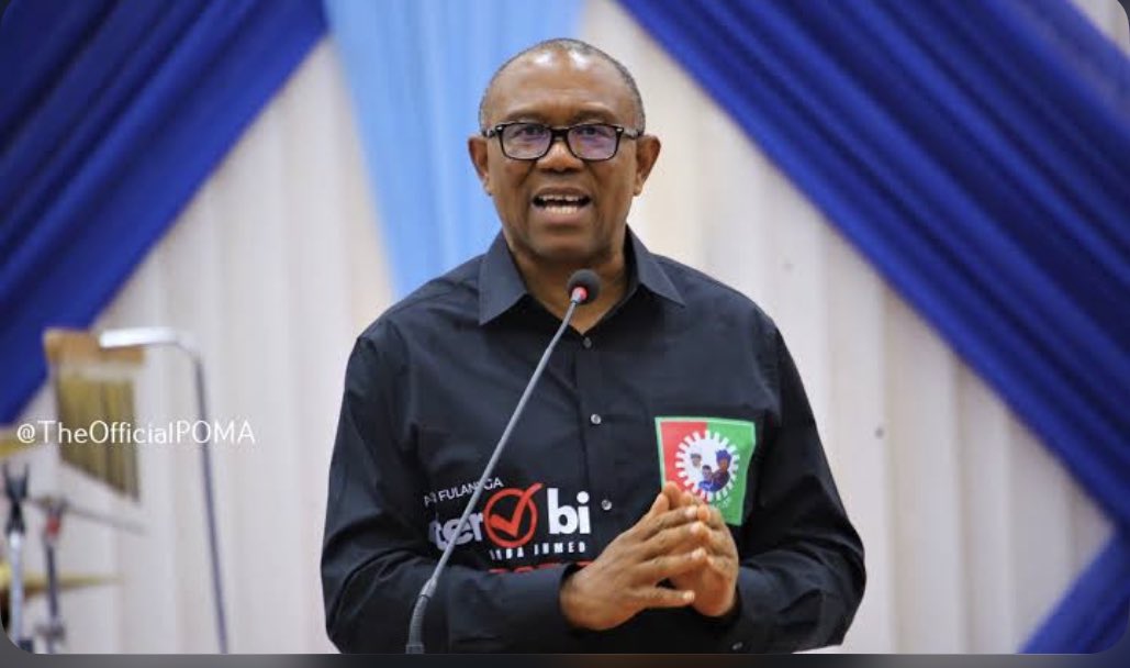 Ugo_KelechiPhD's tweet photo. There is too much suffering in this country, and, that is what we, in Labour Party, are fighting to end. There are many thieves in the country. So, Labour Party is fighting to create a new Nigeria. I am here with you, &amp; nobody is going to force me to leave Nigeria - Mr. Peter Obi https://t.co/I2OR3TxSaO