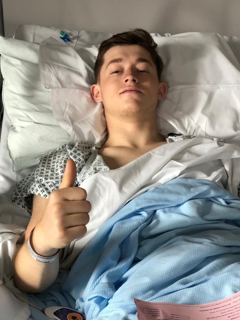 iamdanfryer's tweet photo. Surgery successful✅ not the way I wanted to end the footy season but I’ll be back stronger next year ⚽️ Massive thanks to all the staff for making making my experience it as pleasant as it’s going to get, time to get discharged and get home soon ❤️ https://t.co/xEtD0R6AH4