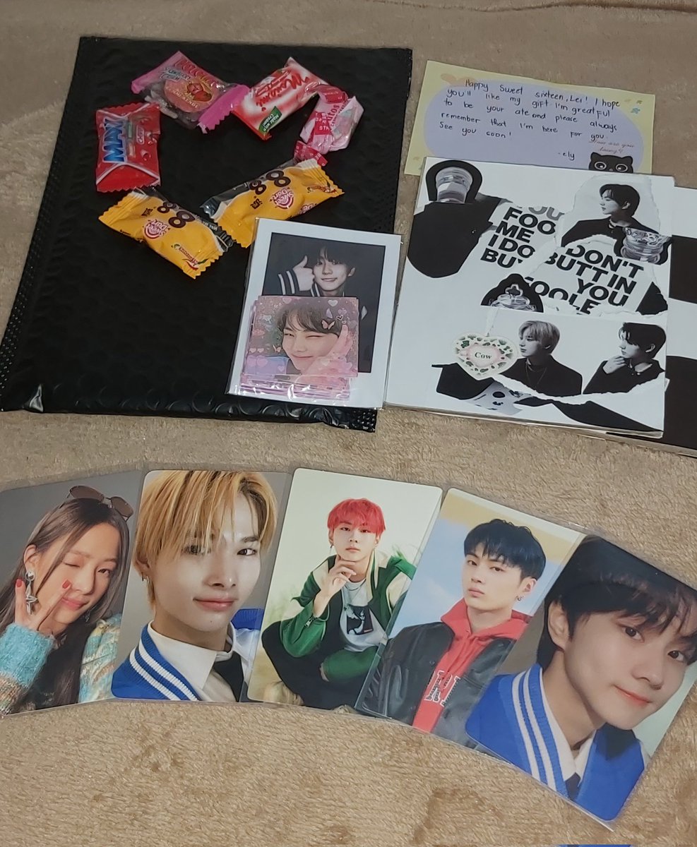 jwoncafe's tweet photo. — ♥︎₊˚ #hlemails , #ksnsmails
hi pi @ksnscoll ! my jaywon finally arrived, thank you so much pu for packing them safely. and thank you also for the freebies and for the gifts as well : ( 3 pc lang ineexpect kong umuwi, pero 5 pinauwi mo eueueueue TT love u ate ! 🫶🏻 https://t.co/cNJQWzQtMk
