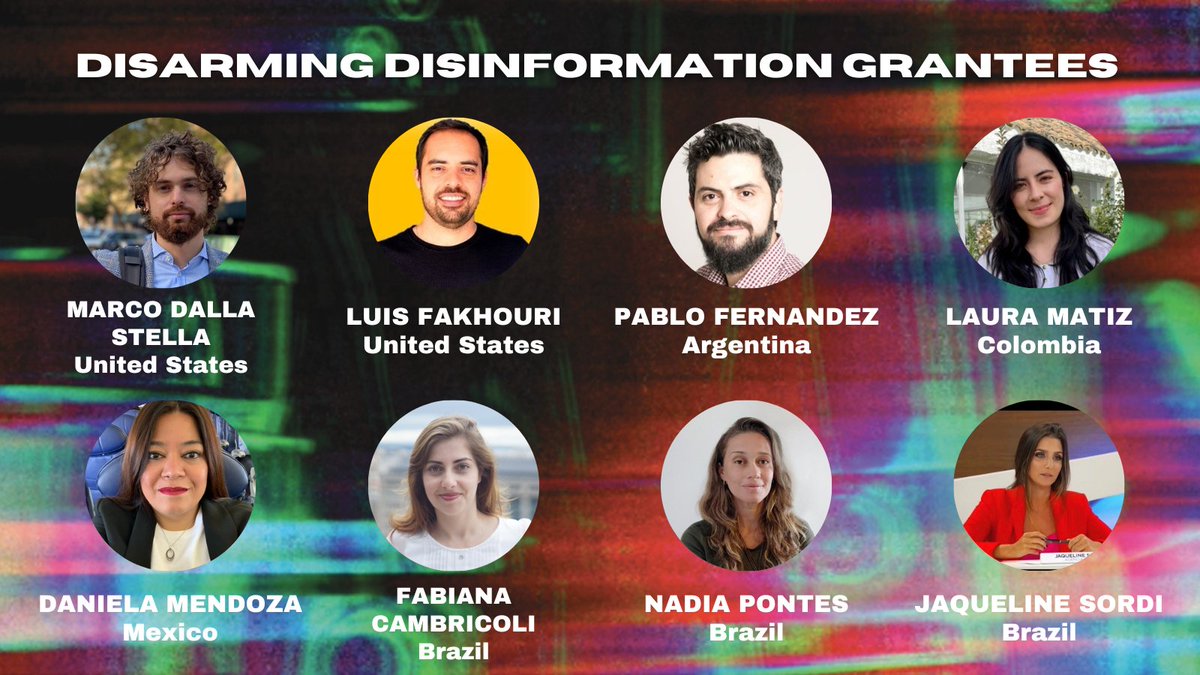 🏆Announcing the 8 winning teams of our Disarming Disinformation ‘Investigathon!’ They’ll receive up to $10k each in grants + expert mentorship to support cross-border investigations into who’s funding #disinfo campaigns. Learn more about their projects 👇 icfj.org/news/reporting…