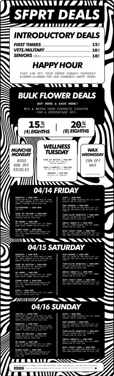 SafePort_'s tweet image. We Know You’re Waiting For Thursday And All The Fun We Are Going To Have On 4/20 But We Also Know Your BackStock Is Getting Low! Come Say Hi And Get Enough To Make It To Our Favorite Holiday 🍁🌱safeportCannabis.com #ForeverGrowingForeverEvolving  
@claybourne_co @carebydesign…