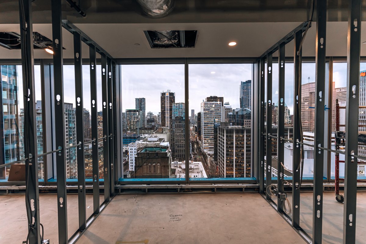 Stranddev's tweet photo. Over the past year, we have been quietly working behind the scenes on a project that is very important to our team - the brand-new Strand office. 

Located in the 320 Granville building, this space will become a creative hub for the Strand team.

#stranddev #bcbusiness https://t.co/ONOo1o9IdM