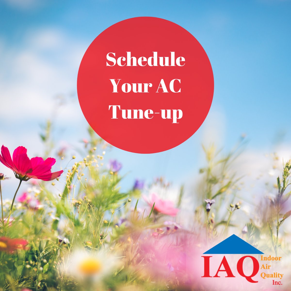Spring is Here! 

Now is the perfect time to schedule your air conditioner's seasonal tune-up. Indoor Air Quality will make sure your air conditioning system is in tip-top shape for summer!

#HVACcontractors #HVACexperts #HVACcolorado