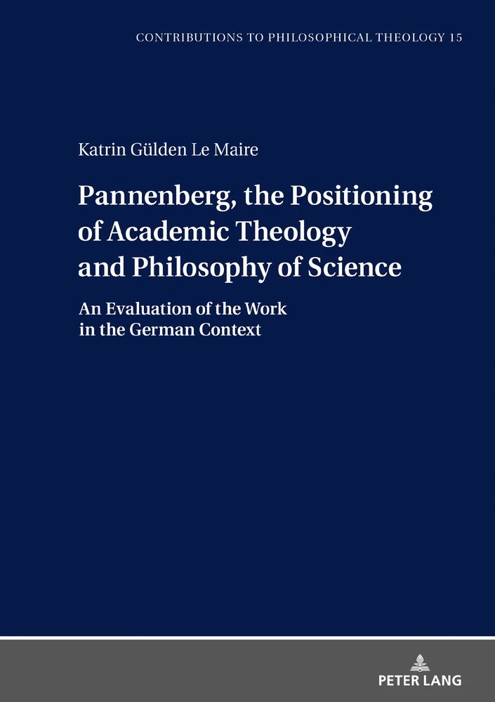 theology_books's tweet photo. #Pannenberg, the Positioning of Academic #Theology and #Philosophy of #Science
An Evaluation of his Work in the German Context

von Katrin Gülden Le Maire

@PeterLangGroup #Book 
https://t.co/JuvHKBIekN https://t.co/i1EmGqDhAY