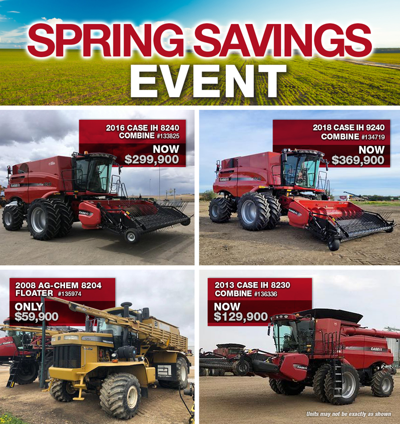 The Spring Savings Event is on NOW! Speak with a RME Sales Specialist for further details. *Sale ends May 31, 2023.
rockymtn.com/whole-goods/
.
.
.
.
#RME #Spring #Equipment #Savings #Sale #CaseIH #NewHolland #Agriculture #CaseCE