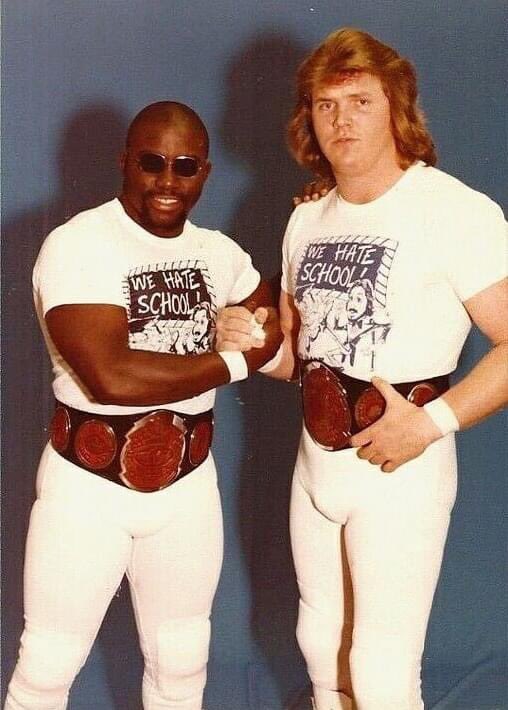 On this day in 1982, Koko B. Ware and Bobby Easton won the AWA Southern Tag Teams titles defeating Ricky and Robert Gibson. Did you know they won this title 4 times that year?