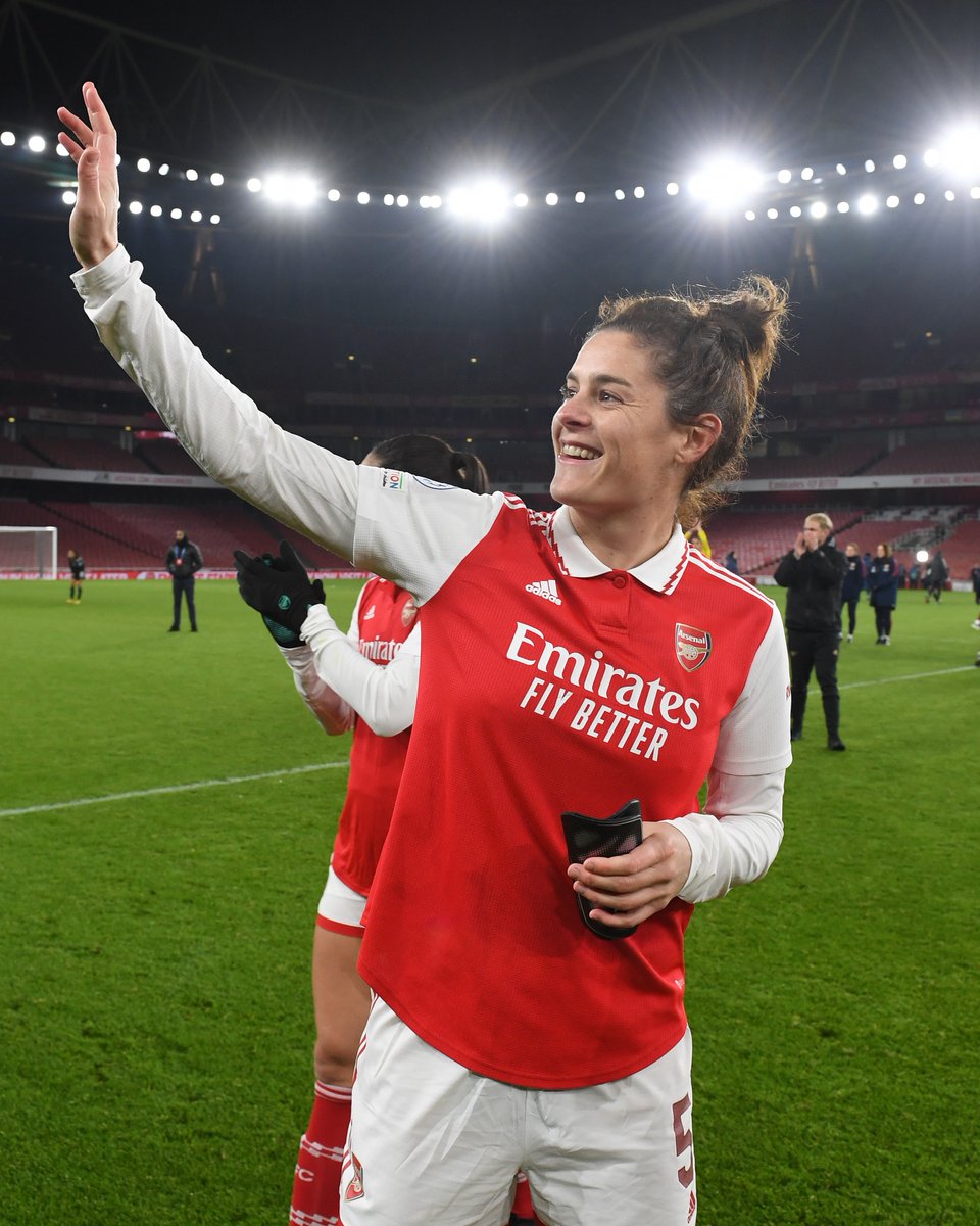 ArsenalWFC's tweet photo. 10 years ago today... 

1,406 spectators watched us take on VfL Wolfsburg in the semi-finals of the @UWCL. 

That same fixture is taking place again on May 1st at Emirates Stadium. 

Only this time, we've already sold more than 42,000 tickets. 

Let's keep it going, Gooners ❤️ https://t.co/doyOVQb7MO