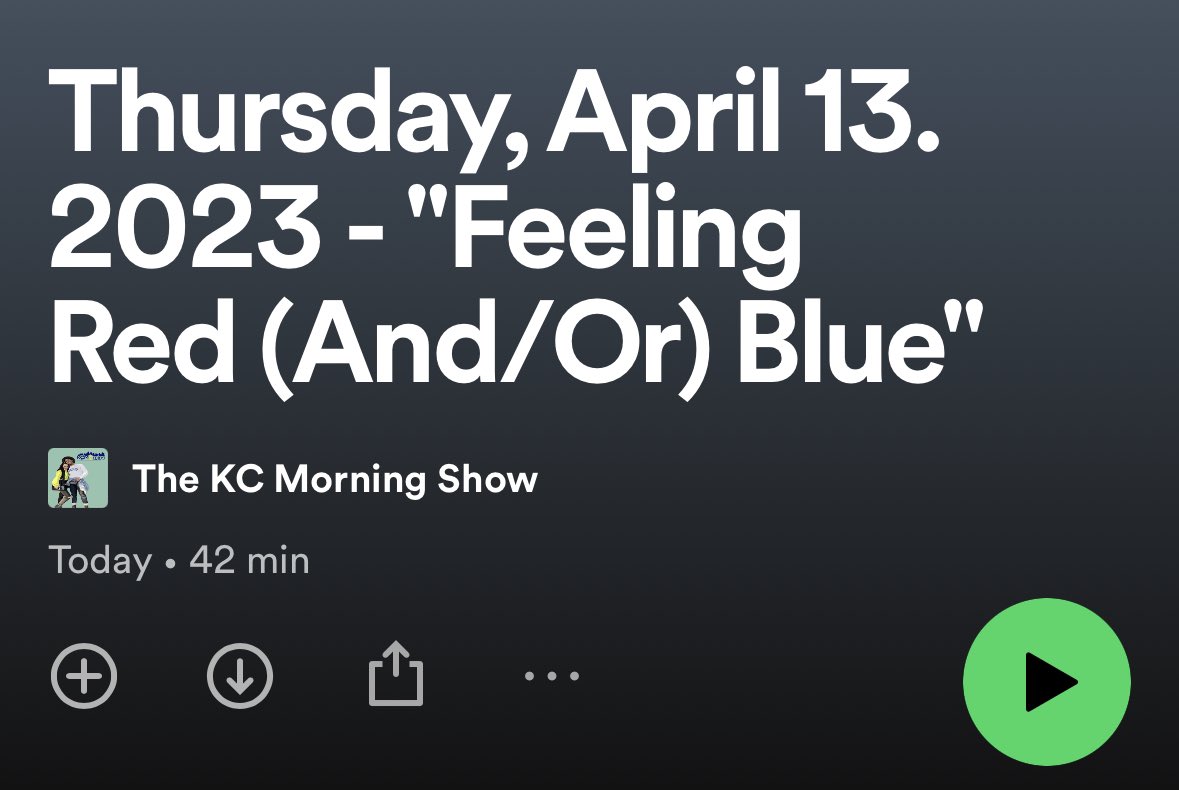 Had such an amazing time speaking with @hartzell965 for <a href="/kcmorningshow/">The KC Morning Show</a>! Check out yesterday’s episode!