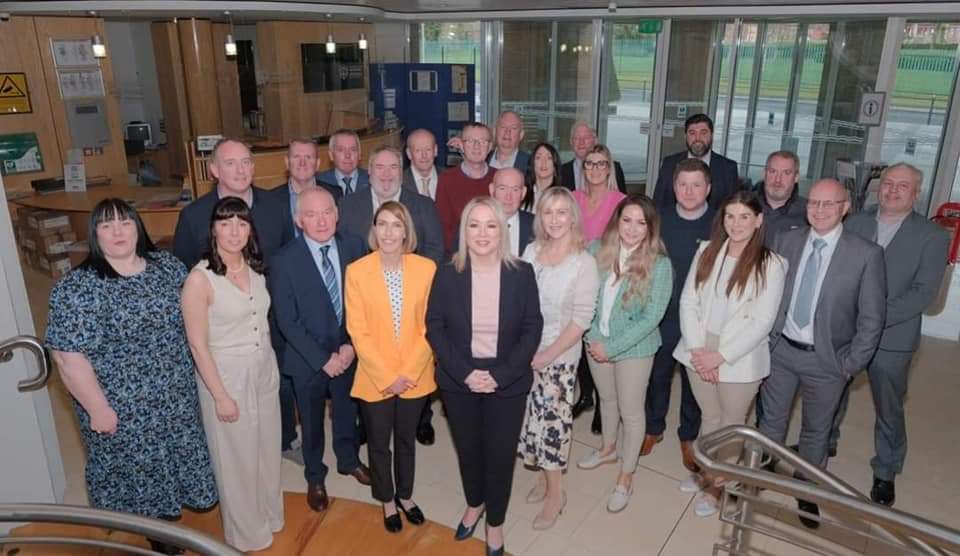 BrianMcGuigan85's tweet photo. 🔶 Handing in my nomination papers today to be a council election candidate in Carntogher DEA.

Sinn Féin is committed to working with others to make politics work and deliver for all communities.

#MidUlsterDistrictCouncil
#CouncilElections2023 https://t.co/Dq5lDJG5Zz