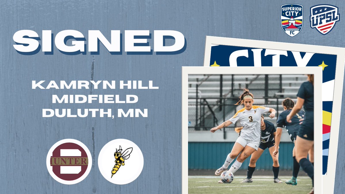 SCFCWomen's tweet photo. Next up, @KamrynHill7 ⚓️
Kamryn currently plays for @UWS_W_Soccer, joining the Jackets after a successful high school career with @denfeldsoccer, including being named All-Area in 2021 and 2022.
#SCFC23 #UPSLsoccer https://t.co/aQ6Ka0QERT