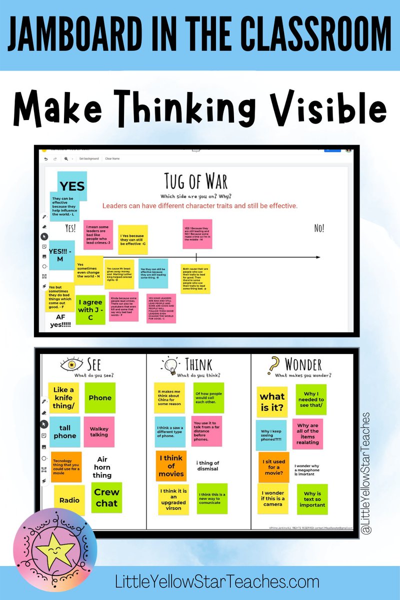 TCEA's tweet photo. 💡🚨6 Ways to Use #Jamboard in the Classroom🚨💡

https://t.co/zw5TBhnfaN  via LittleYellowStar
#cooltools #teachingideas https://t.co/ySQcORRsfe