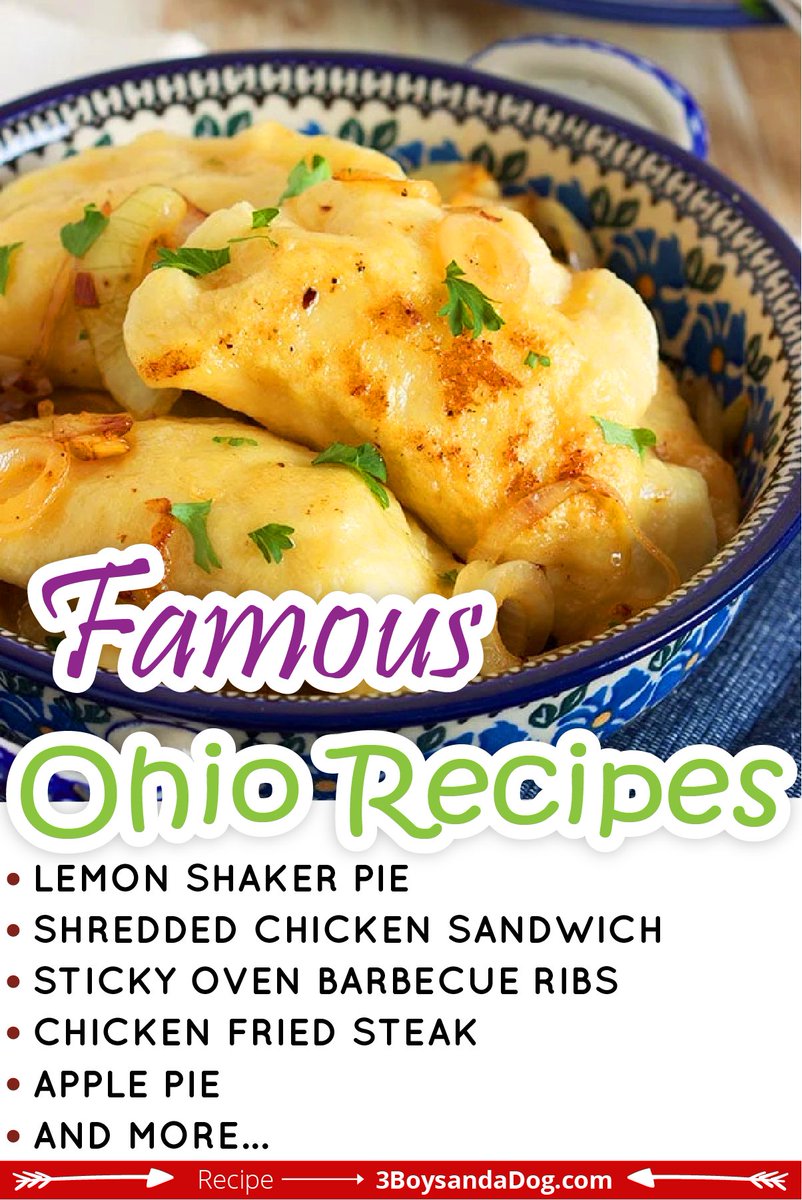 Ohio is well known for their buckeyes, but did you know that they make some of the best shredded chicken sandwiches ever? Check out those and other Famous Ohio recipes here! ed.gr/ecusy