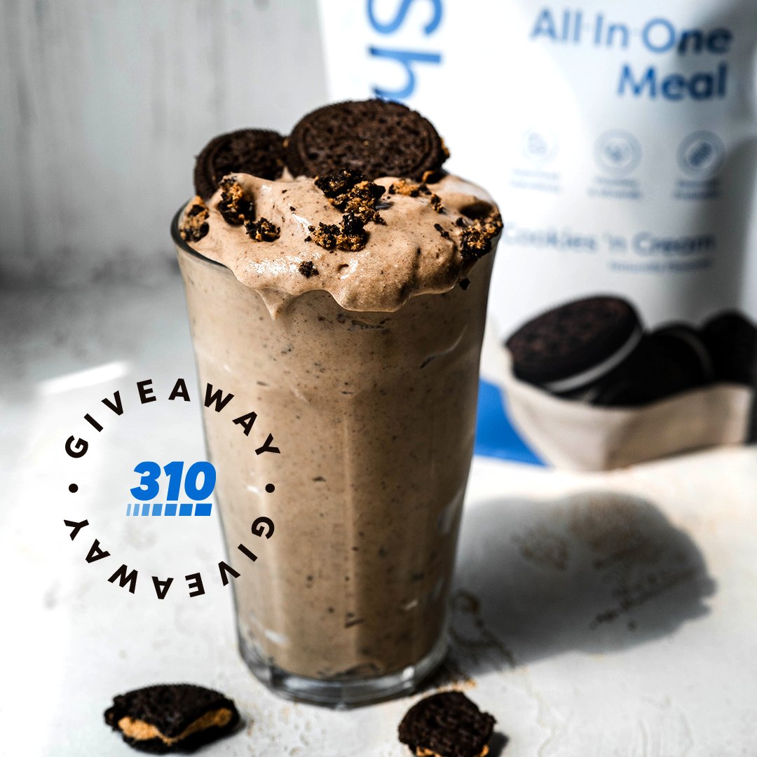 310Nutrition's tweet photo. Our latest and greatest flavor bomb 😋
⁠
3 lucky winners can win⁠ a⁠ ⁠
28 serving Cookies N’ Cream Shake 

How to enter:
1. Follow @310Nutrition
2. Like this post
3. RT this post

#Giveaway #Giveaways #fitnessjourney https://t.co/JWb4LyfBzp
