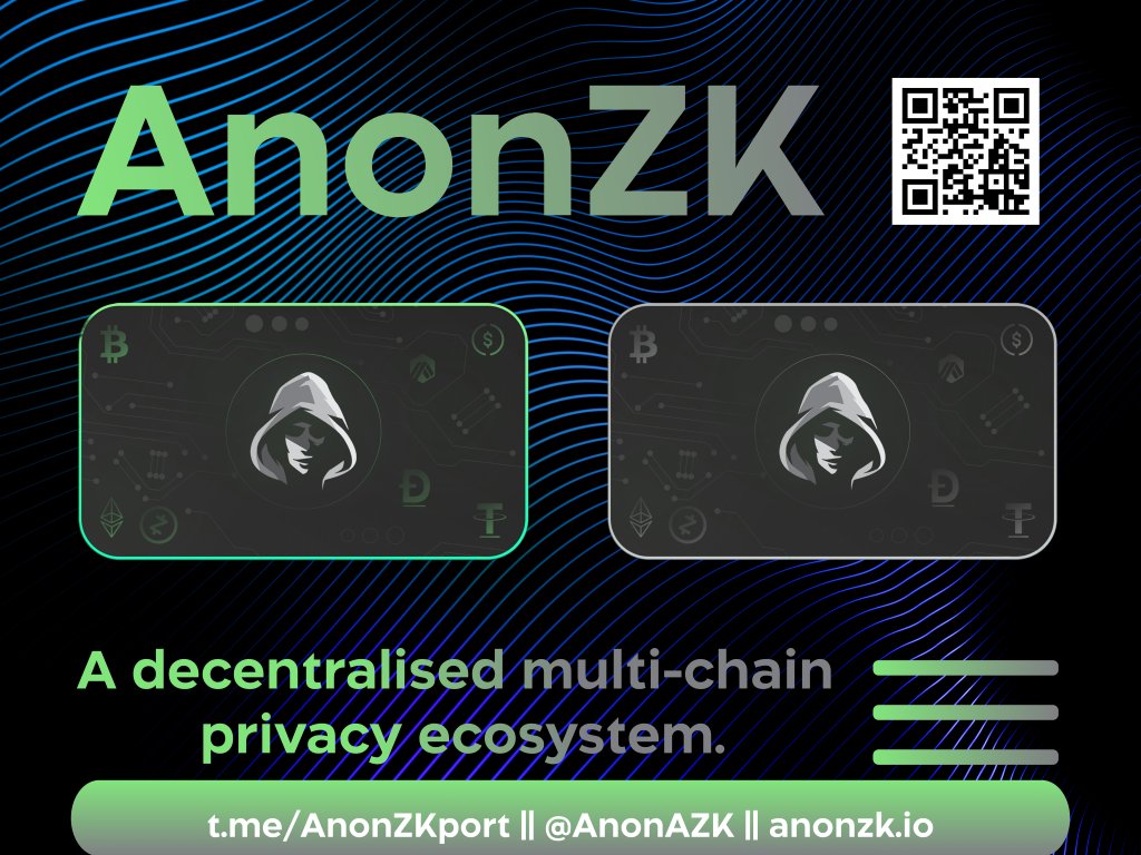 featuredtrader's tweet photo. @CryptoInsightsX @SpaceIDProtocol @OptimusAl_Token @helloiconworld @arbitrum @taboo_io Have you heard of AnonZK? They are revolutionizing privacy in crypto with their ZK mixer and virtual Visa cards without KYC. Check them out! #AnonZK #P2P #AZK @AnonAZK https://t.co/Z2iyGD2aeH