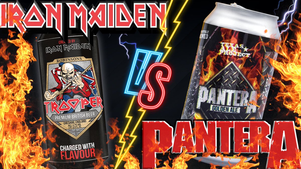 titanbrewtv's tweet photo. The battle of the Titans has begun🍺⚡

New Episode out today  @Titan Brew TV on YouTube 

@IronMaiden
@Pantera

#ironmaiden #pantera #2minutestomidnight #reinventingthesteel  #dimebagdarrell #titanbrewtv #titanfridays #CraftBeer #BeerLovers #DrinkLocal #BeerPorn #BreweryLife https://t.co/8NEPA2pppa