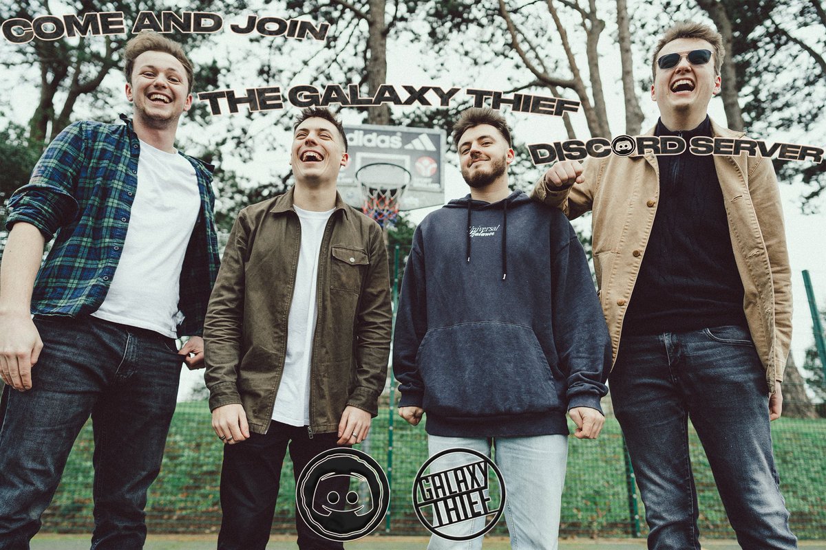 GalaxyThiefBand's tweet photo. COME AND JOIN OUR DISCORD SERVER! 

We wanted to create a space for you lot to hang out with us and watch us stream/play games and see some exclusive bts stuff 😏

So if you haven’t got a discord account, go make one and click this link ;)

https://t.co/F7ZcQuEZYt https://t.co/qTvhR4chZV
