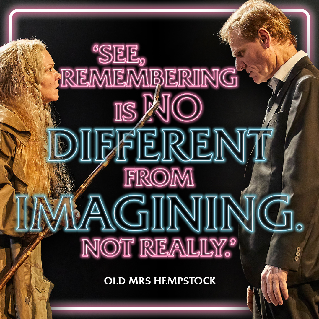 'No such thing as a true memory.' #OldMrsHempstock #OceanOnStage