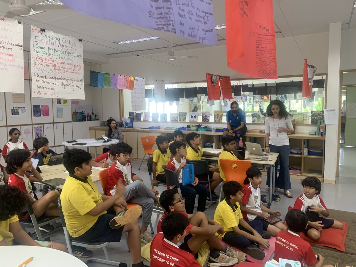 #Gearing up for Grade 5 PYP Exhibition: Learners in action# enriching &amp; inspiring guest speaker sessions #active, vibrant learning community of inquirers, enthusiasts, experts, leaders, parents, mentors, lead teachers, and more #everystepcounts! <a href="/nehaminda/">Neha Minda</a> <a href="/murphypmj/">Peter Murphy</a> <a href="/oismumbai/">Oberoi International School</a>
