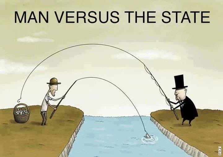 feeonline's tweet image. Capitalism creates, the government takes.